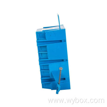 B344A 3-Gang 44 cu. in. New Work PVC Outlet electrical switch box surface mount electrical box Old Work shallow electrical box